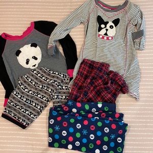Lot of 5 warm PJs size L Kensie Aero C&A